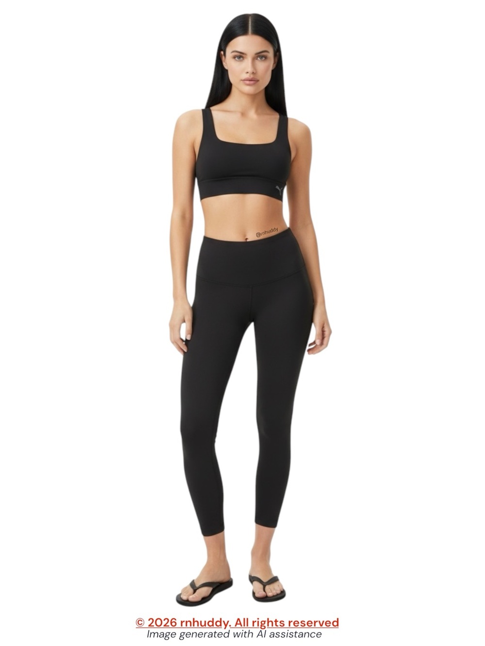 Yogalicious Lux L black high waisted 7/8 leggings